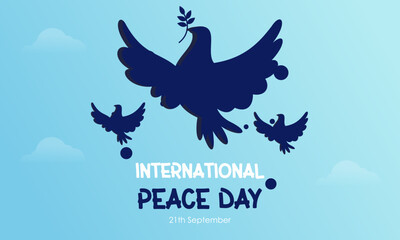 International Day of Peace Banner Background