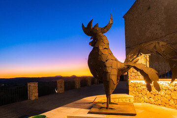 Pollo - Hahn - Ariany Gemeinde auf der spanischen Baleareninsel Mallorca | Spanien