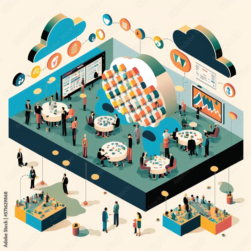 Poster cloud computing storage and data transfer cloud network , cloud technology. networking and internet 