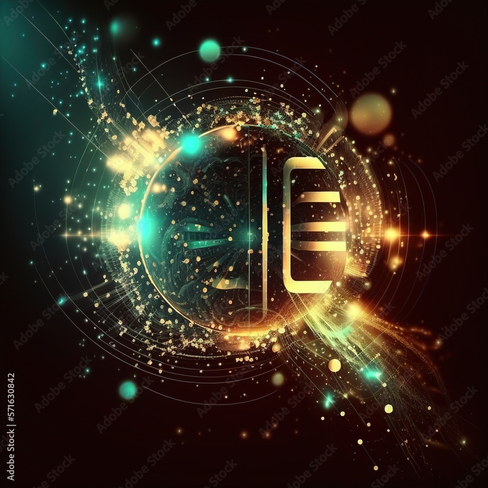 Poster global background/connection lines around earth globe, futuristic technology theme background with c