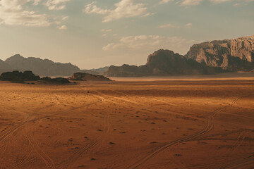 Wadi Rum Desert Landscape