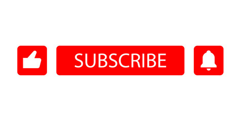 Subscribe icon symbol set simple design