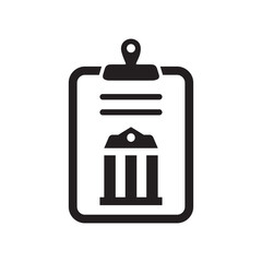 Policy icon design in trendy flat vector policy icon. From law and justice collection, vector illustration can be use for web and mobile, eps10