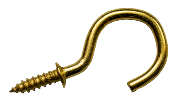 screw isolated on white