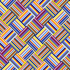 Herringbone aztec pattern. Seamless quilting design background. Vector image