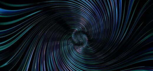 Abstract swirl glowing line with dark shadow. Texture 3D background