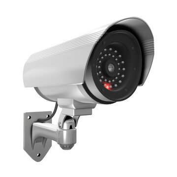 3d rendering Closed Circuit Television cctv camera perspective view angle