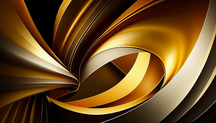 Abstract Gold Background