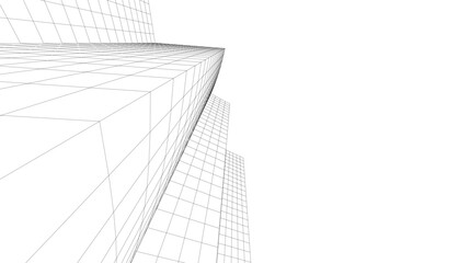 Fototapeta premium abstract modern building
