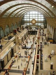 At the Musee d'Orsay. Paris. France. - obrazy, fototapety, plakaty