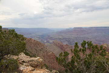 Storm clouds over the Grand Canyon 