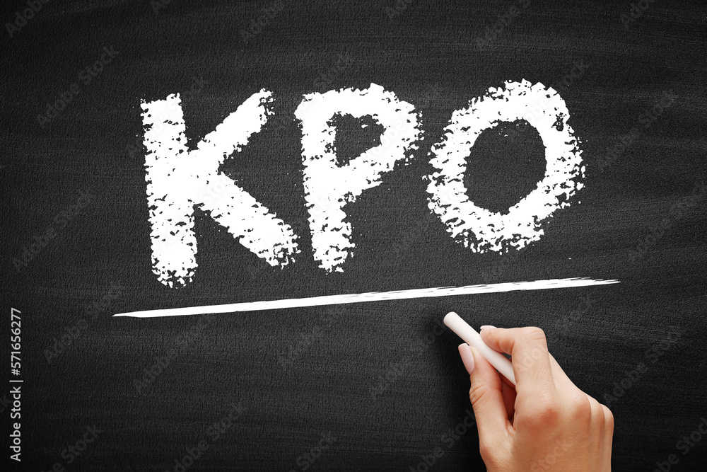 Poster kpo knowledge process outsourcing - information-related business activities and integral part of a c