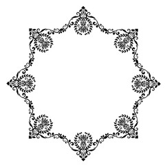 frames in vintage style with elements of ornament, art, pattern, background, texture