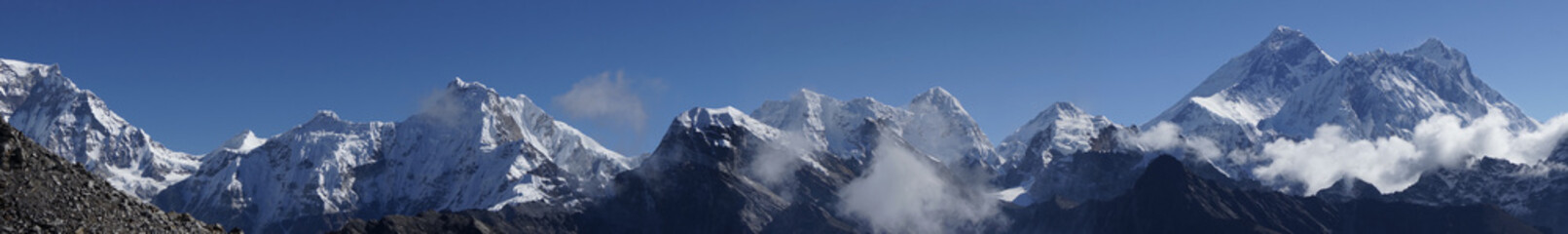 Panoramic view of Himalayas, Nepal
