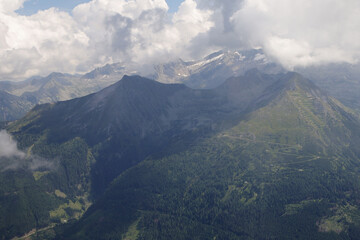 The view from Zitterauer Tisch mountain, Bad Gastein, Austria
