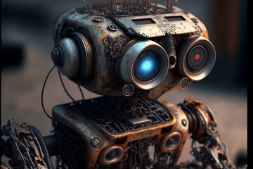 picture of a cute little robot that brings a smile to our face