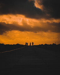 Fototapeta premium Sunset People
