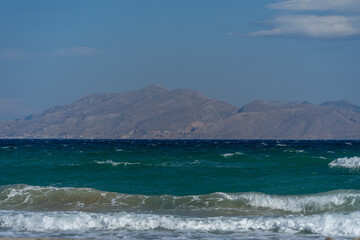 Fototapeta na wymiar Góry otaczające Morze Egejskie