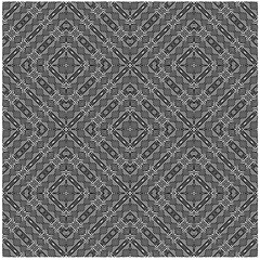 Monochrome Repeat Pattern.black and white grunge  background.Abstract halftone pattern.3D Illustration. 3D Rendering.