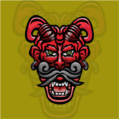 Devil Mascot Illustration