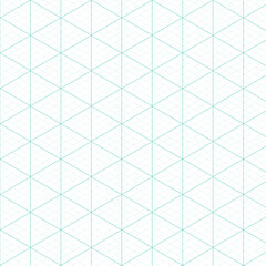 Isometric grid seamless pattern, scalable