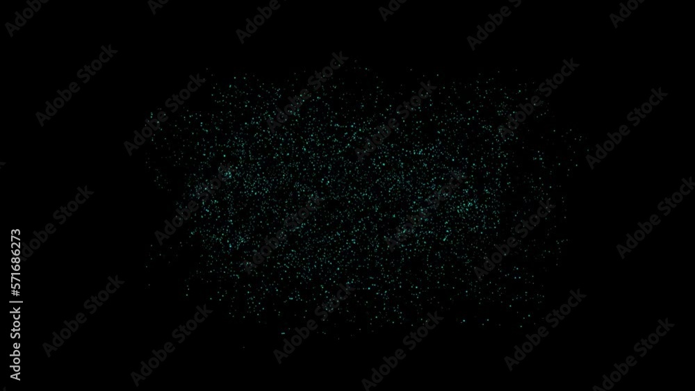 Poster the ball rotates and crumbles into pieces and particles. chaotic collision of objects and interpenet