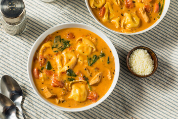 Homemade Creamy Tortellini The Soup