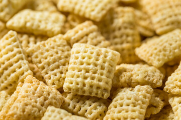 Homemade Puffed Square Rice Cereal