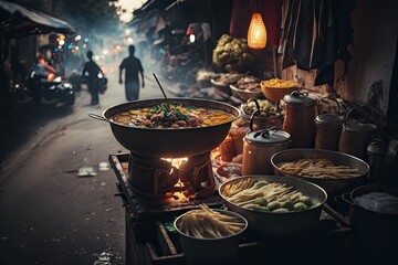 traditional thai street food