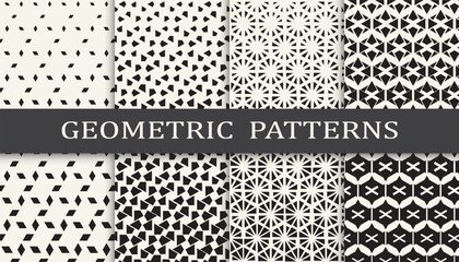 Geometric halftone pattern set