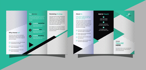 Creative Trifold Brochure design template 