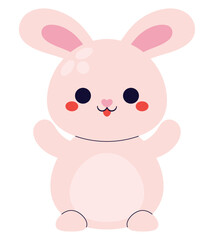Obraz na płótnie Canvas cute bunny design