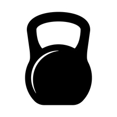 Kettlebell icon. Weight icon, training equipment flat vector icon for exercise apps and websites.