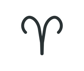 Simple aries astrological sign. 
