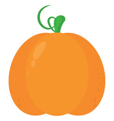 orange pumpkin design