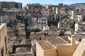 Historic old town of Matera, Italy