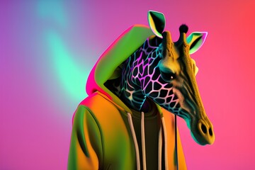 abstract colorful background with flowers