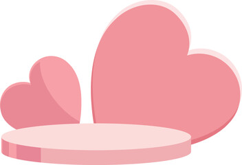 Valentine day related icons colored vector illustration