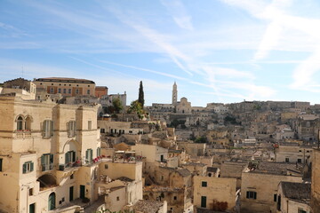 Historic old town of Matera, Italy