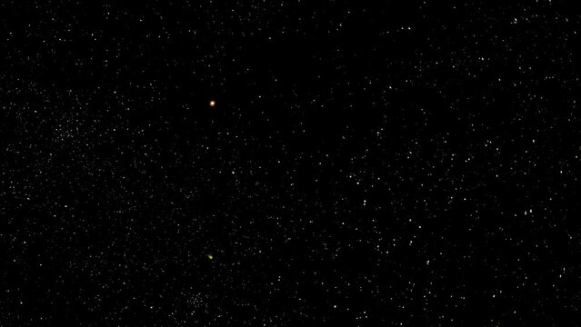 Feb 10-12 2023 the rare green comet C/2022 E3 (ZTF) made its closest pass by planet Mars. This timelapse video shows the comet, Mars and meteors 4 sec f/1.4 ISO 1600 Sony FE 85mm f/1.4 GM, Sony a7R IV