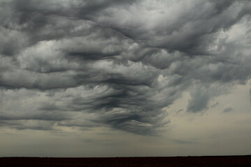 Obraz na płótnie Canvas storm clouds over the sky
