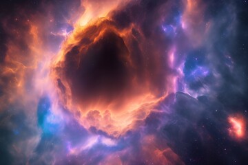 explosion in space - Generate AI