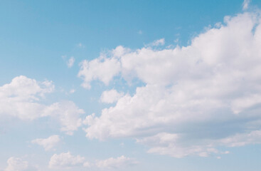 blue sky with clouds