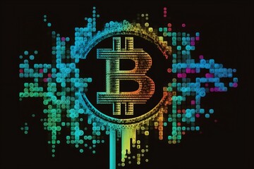 Bitcoin die beliebteste Kryptowährung, dezentral und eine moderne Technologie. 
