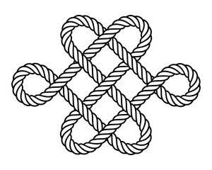 Rope celtic knot