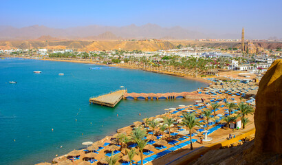 panorama of the coast of sharm el sheikh © serhii