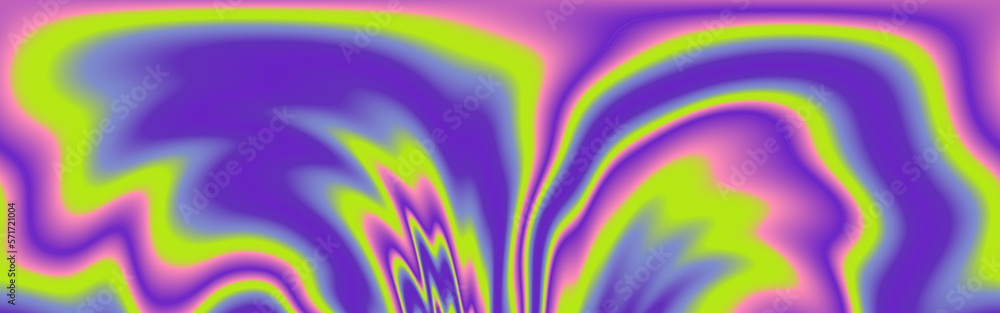 Poster op-art pattern with holographic gasoline like stains and leaks. rainbow multicolored abstract backgr