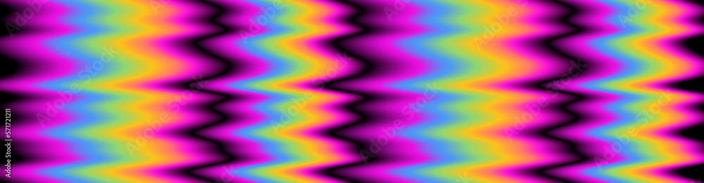 Aufkleber glitched and distorted tv or computer screen with colorful stains.
