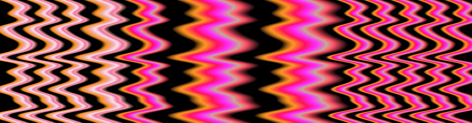 Obraz premium Glitched and distorted TV or computer screen with colorful stains.