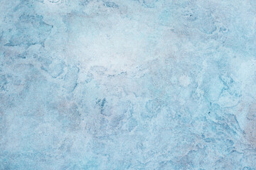 Obraz premium Textured blue colored background, scratched wall structure, template for scrapbook, vintage style 